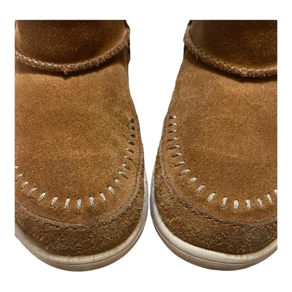 UGGs - Kids Tan UGGs, Size 12/30, T Cali Moc Campfire, Booties. - Picture 2 of 6